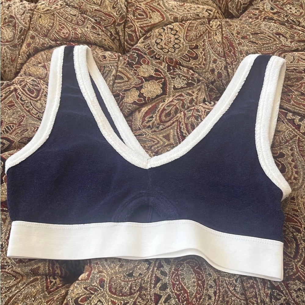 Zara Terrycloth Tennis Bralette